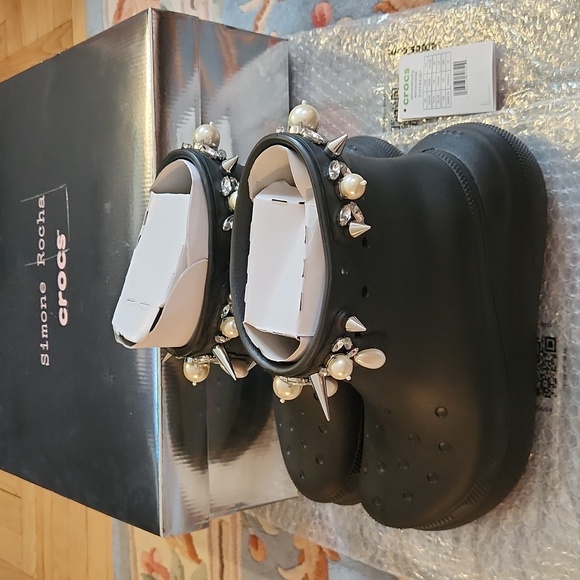 Simone Rochas Crocs Crush Boot Size W8/M6 - Picture 6 of 10